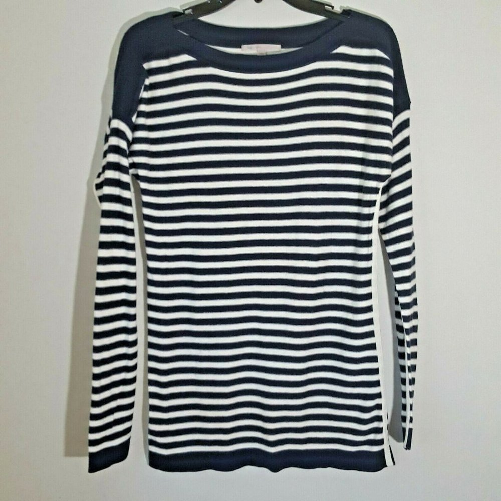 Gap Womens Blue White Sweater Small